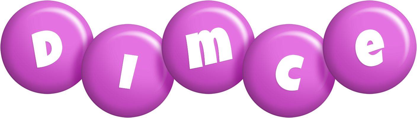 Dimce candy-purple logo