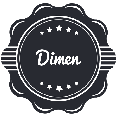 Dimen badge logo