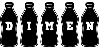 Dimen bottle logo