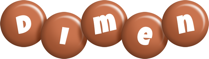 Dimen candy-brown logo