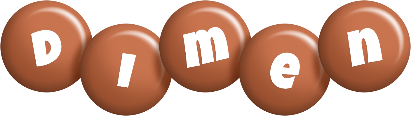 Dimen candy-brown logo