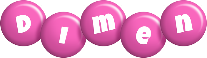 Dimen candy-pink logo