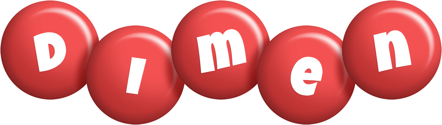 Dimen candy-red logo