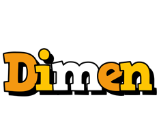 Dimen cartoon logo