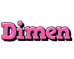 Dimen girlish logo