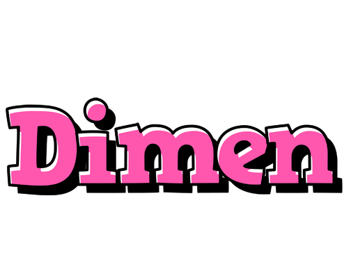 Dimen girlish logo