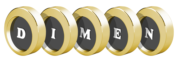 Dimen gold logo