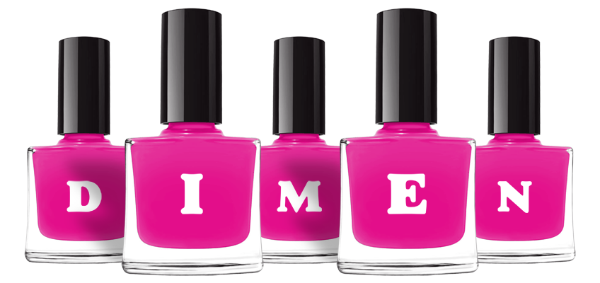 Dimen nails logo