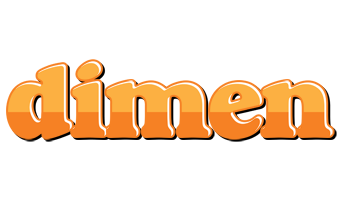 Dimen orange logo