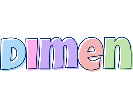 Dimen pastel logo