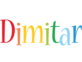 Dimitar birthday logo