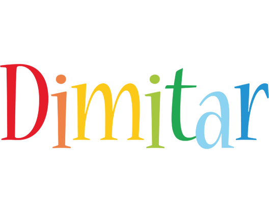 Dimitar birthday logo