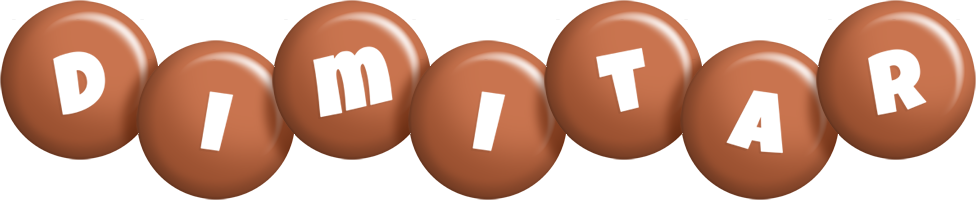 Dimitar candy-brown logo