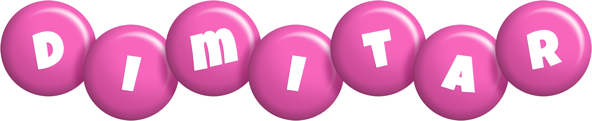 Dimitar candy-pink logo