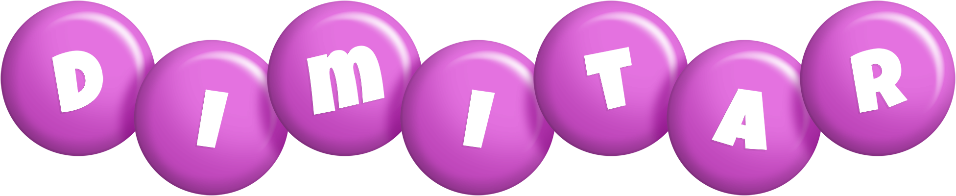 Dimitar candy-purple logo