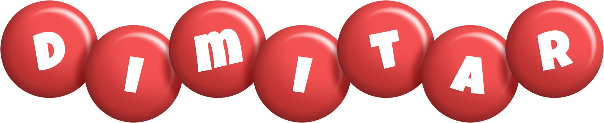 Dimitar candy-red logo
