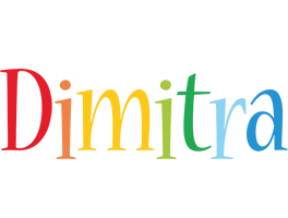 Dimitra birthday logo