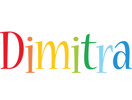 Dimitra birthday logo