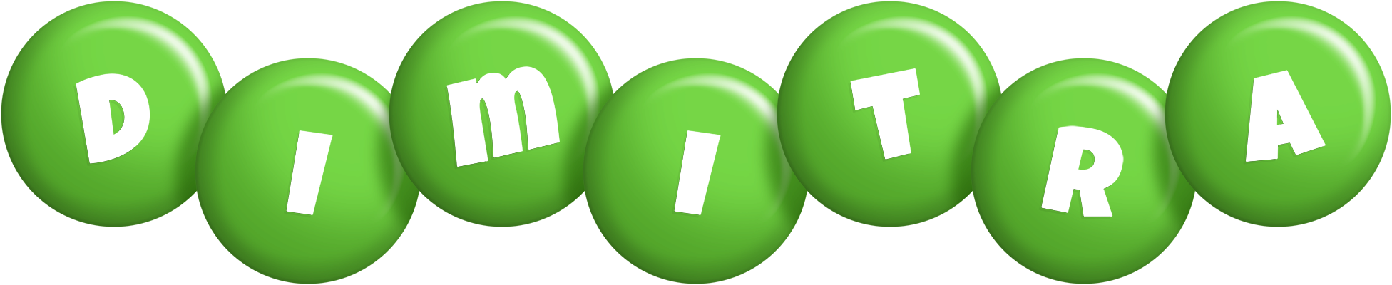 Dimitra candy-green logo