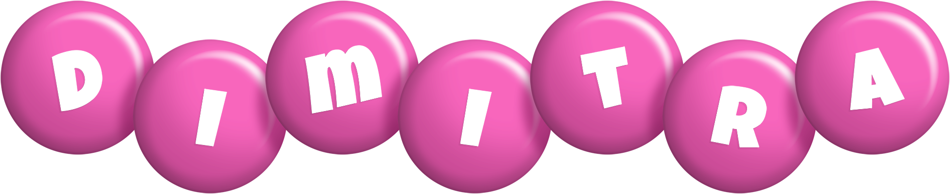 Dimitra candy-pink logo