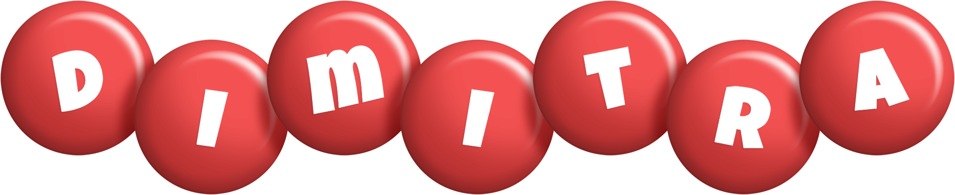 Dimitra candy-red logo