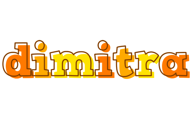 Dimitra desert logo