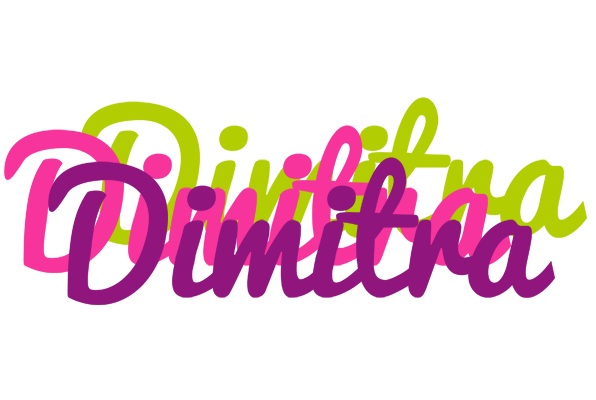 Dimitra flowers logo