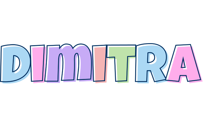 Dimitra pastel logo