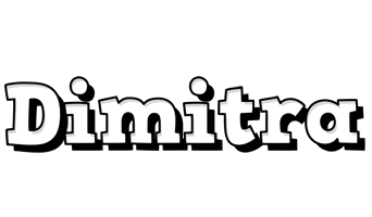 Dimitra snowing logo