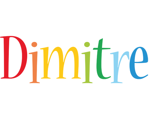 Dimitre birthday logo