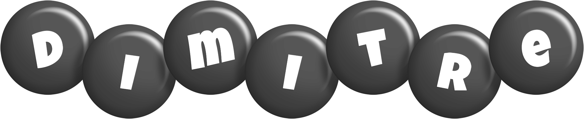 Dimitre candy-black logo