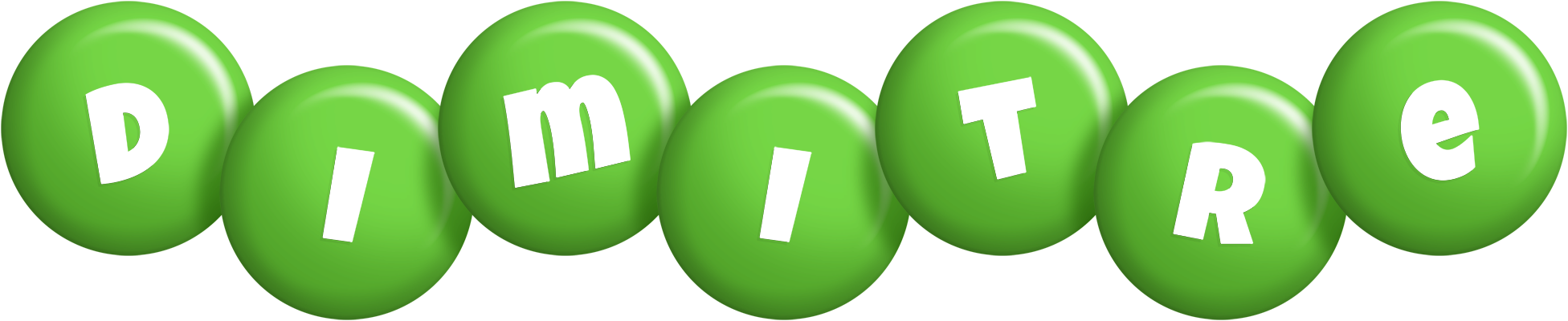 Dimitre candy-green logo
