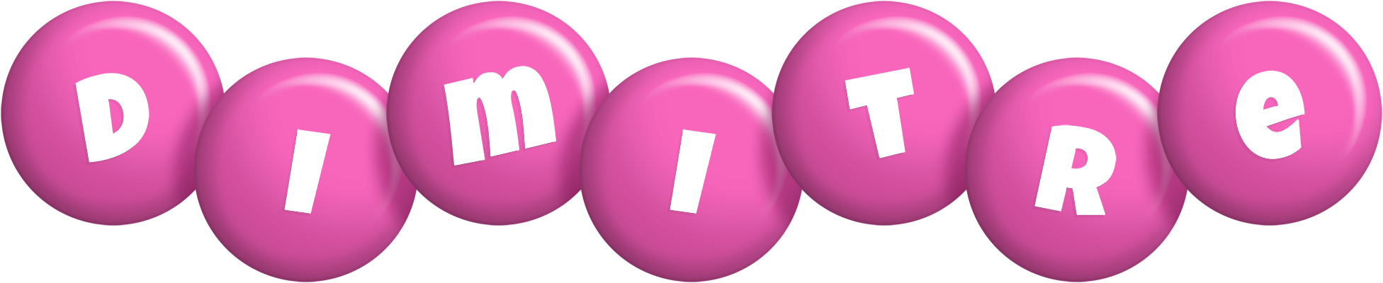 Dimitre candy-pink logo