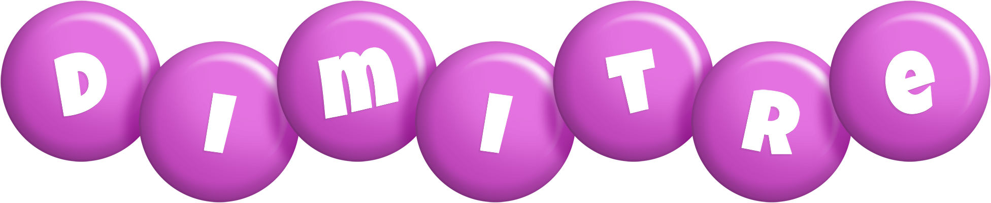 Dimitre candy-purple logo