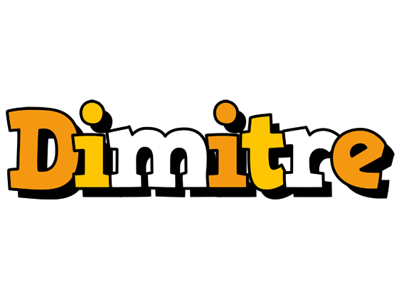Dimitre cartoon logo
