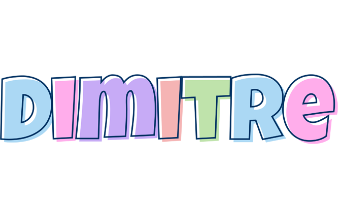 Dimitre pastel logo