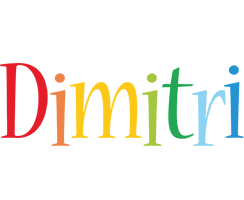 Dimitri birthday logo
