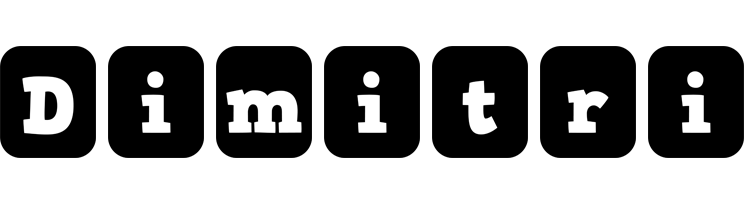 Dimitri box logo