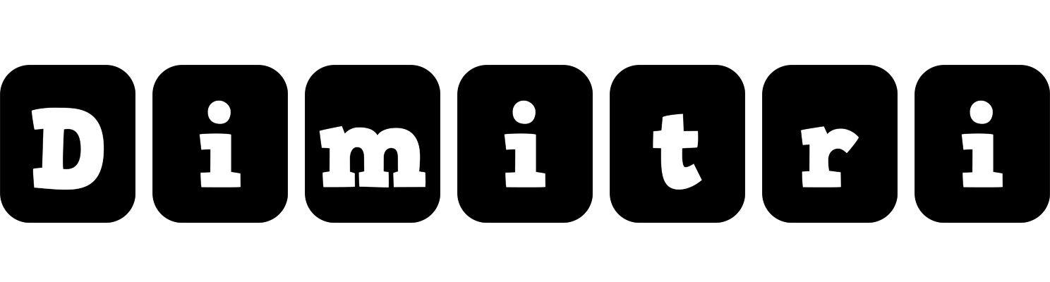 Dimitri box logo