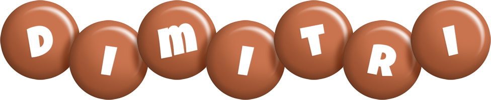 Dimitri candy-brown logo