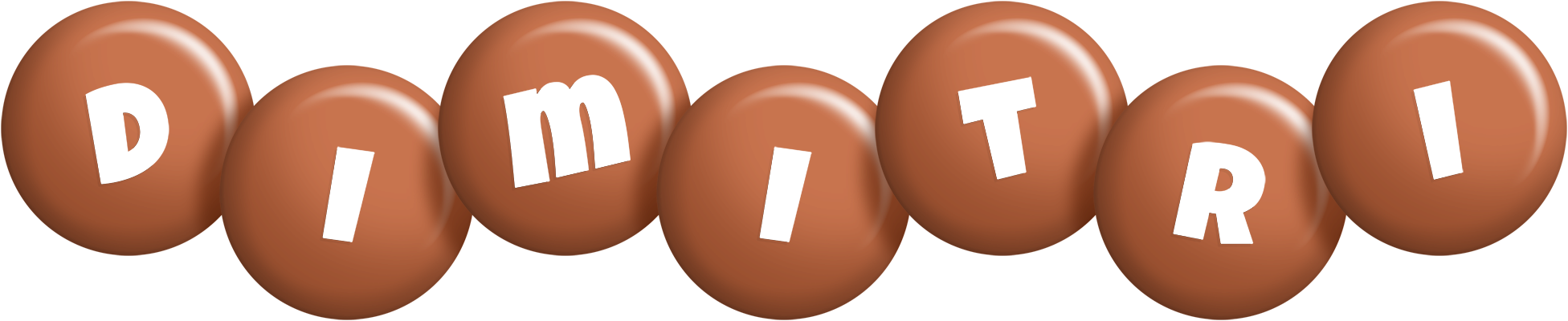 Dimitri candy-brown logo