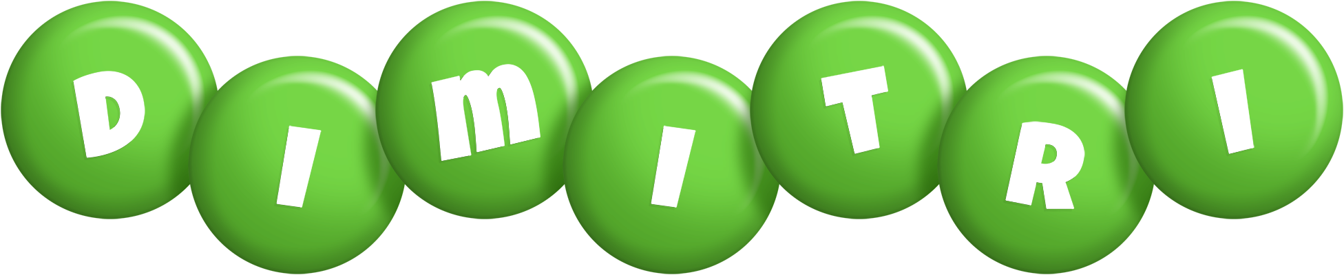 Dimitri candy-green logo