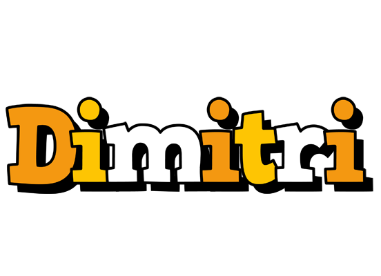Dimitri cartoon logo