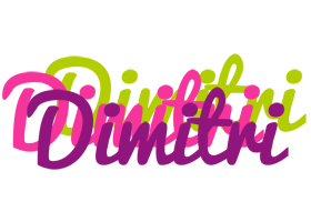 Dimitri flowers logo