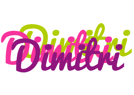 Dimitri flowers logo