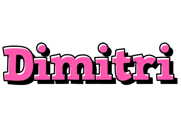 Dimitri girlish logo