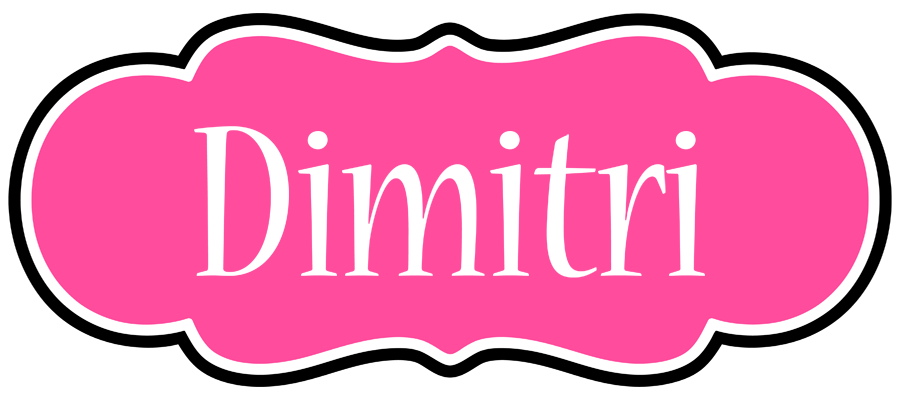 Dimitri invitation logo