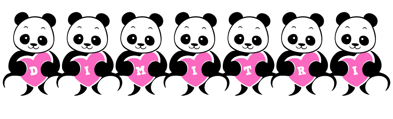 Dimitri love-panda logo