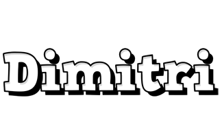 Dimitri snowing logo