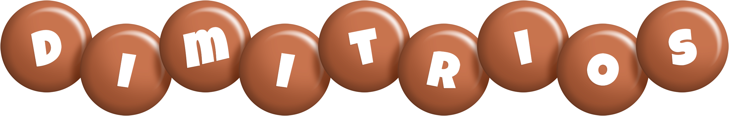 Dimitrios candy-brown logo